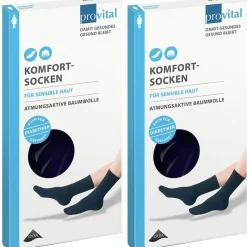 provital Komfort-Socken woman Gr. 39-42 schwarz> Sale