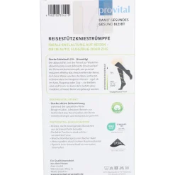 Reisekniestrümpfe Gr. 35 - 38 schwarz>provital Best