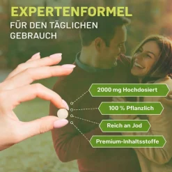 Prowise Healthcare Meeresalgen 2000 mg – Natürliche Jodquelle| Hot