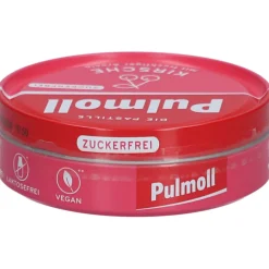 ® Hustenbonbons Kirsche mit würzigem Zimt + Vitamin C zuckerfrei|Pulmoll Clearance