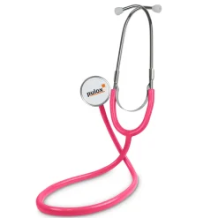 Flachkopf-Stethoskop Pink|pulox Best