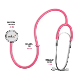 Flachkopf-Stethoskop Pink|pulox Best