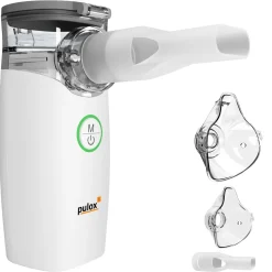 IN-100 Inhalator - Elektrischer Nebulizer Vernebler, wiederaufladbar für Kinder & Erwachsene>pulox Clearance