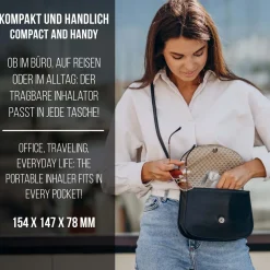 IN-100 Inhalator - Elektrischer Nebulizer Vernebler, wiederaufladbar für Kinder & Erwachsene><noscript><img width=