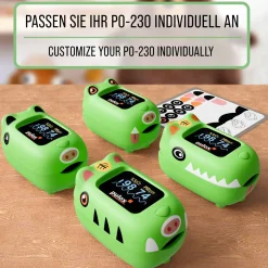 PO-230 - Finger-Pulsoximeter für Kinder - Grün><noscript><img width=