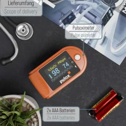 PO-200 Solo - Finger-Pulsoximeter - Orange><noscript><img width=