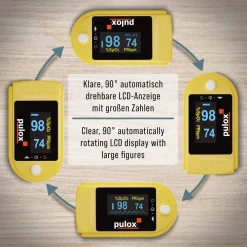 Pulsoximeter PO-200 gelb><noscript><img width=