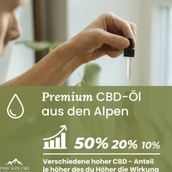 Pure Alps CBD Vollspektrum Öl Tropfen 50%><noscript><img width=
