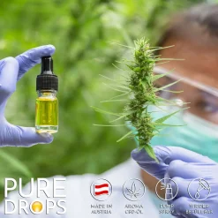 PURE DROPS CBD-ÖL aus Österreich 20% CBD Vollspektrum|