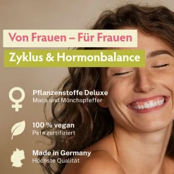 Zyklus| Hormon Balance | Maca, Inositol & Mönchspfeffer | vegan|Puriafam Online