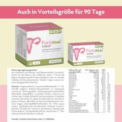 Zyklus| Hormon Balance | Maca, Inositol & Mönchspfeffer | vegan|Puriafam Online