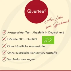 Quertee® - BIO Schwarztee Orange Dream><noscript><img width=