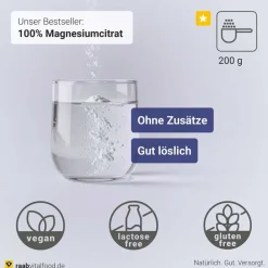 Raab Vitalfood® Magnesiumcitrat Pulver> Online