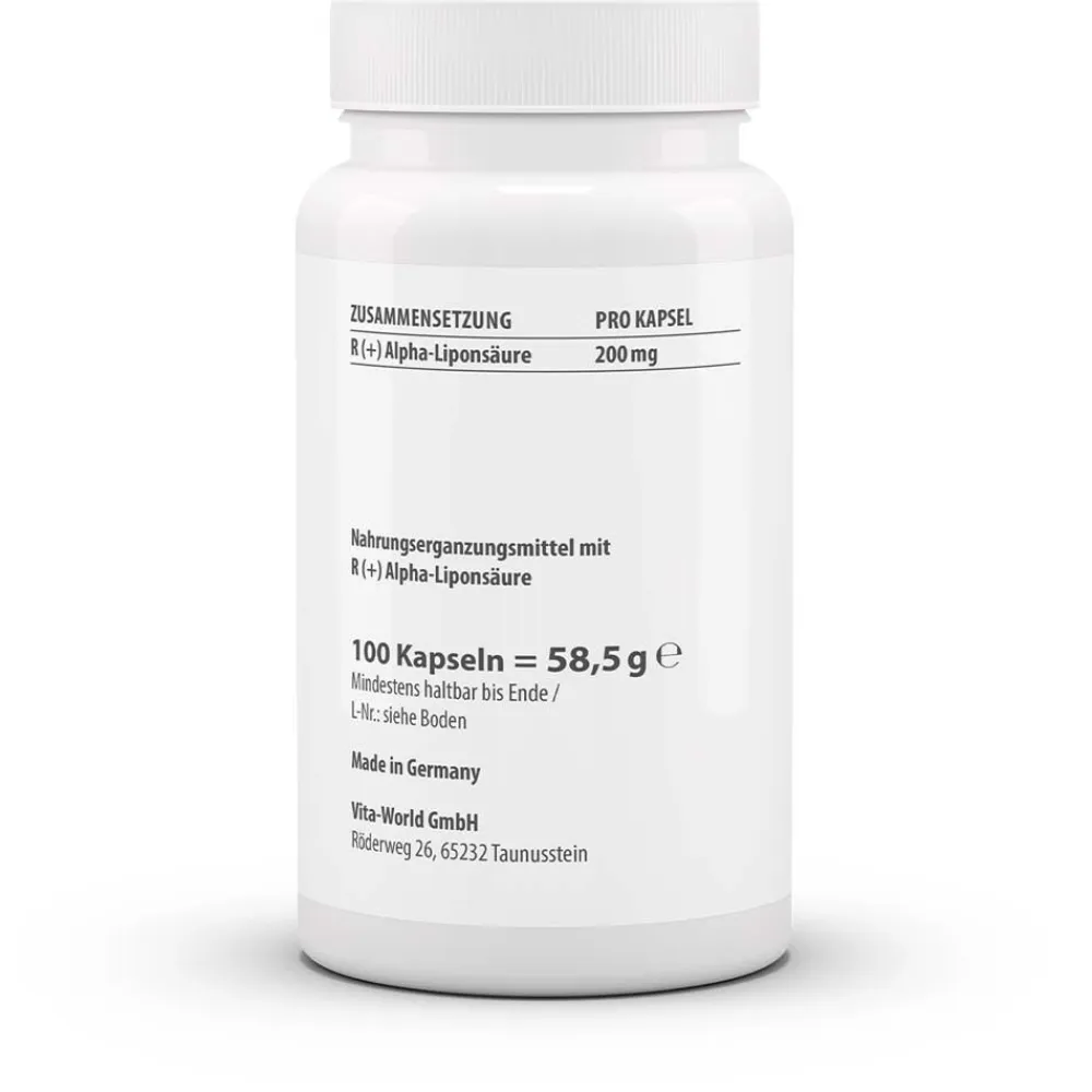 R(+) Alpha-Liponsäure 200 mg> Online