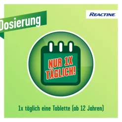 Reactine Allergietabletten mit Cetirizin bei Allergien, z.B. Heuschnupfen oder Hausstaubmilbenallergie><noscript><img width=