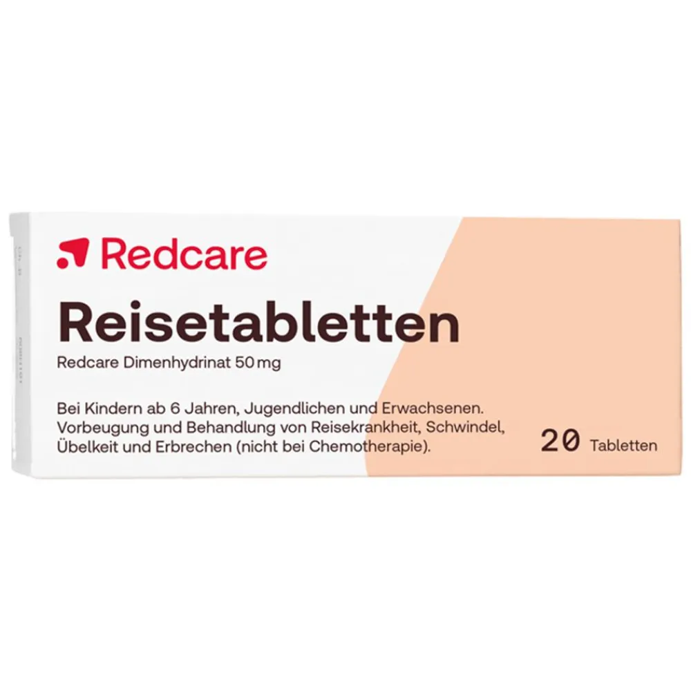 Reisetabletten Dimenhydrinat 50 mg>Redcare Clearance