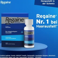 Regaine Männer Lösung mit Minoxidil bei erblich bedingtem Haarausfall> Sale