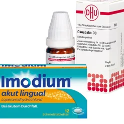 Reise-Set lingual + Okoubaka D3|Imodium akut Clearance