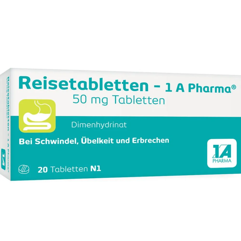 Reisetabletten - 1A Pharma®>1 A Pharma Clearance