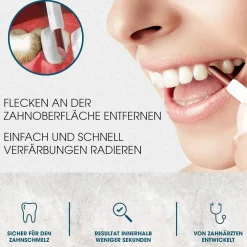 Zahnradierer, Zahnsteinentferner & Dentalspiegel Set|Remos Best