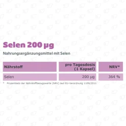 Selen 200 μg|R(h)ein Nutrition Online