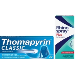 Rhinospray Plus & Thomapyrin Classic: Hilfe bei Schnupfen, Kopf- und Schmerzen| Best