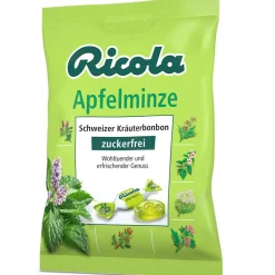 ® Schweizer Kräuterbonbons Apfelminze ohne Zucker|Ricola Best