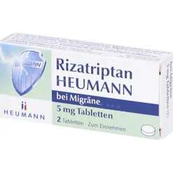 Rizatriptan HEUMANN bei Migräne 5 mg Tabletten| New
