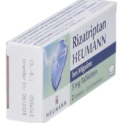 Rizatriptan HEUMANN bei Migräne 5 mg Tabletten| New