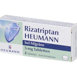 Rizatriptan HEUMANN bei Migräne 5 mg Tabletten| New