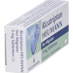 Rizatriptan HEUMANN bei Migräne 5 mg Tabletten| New