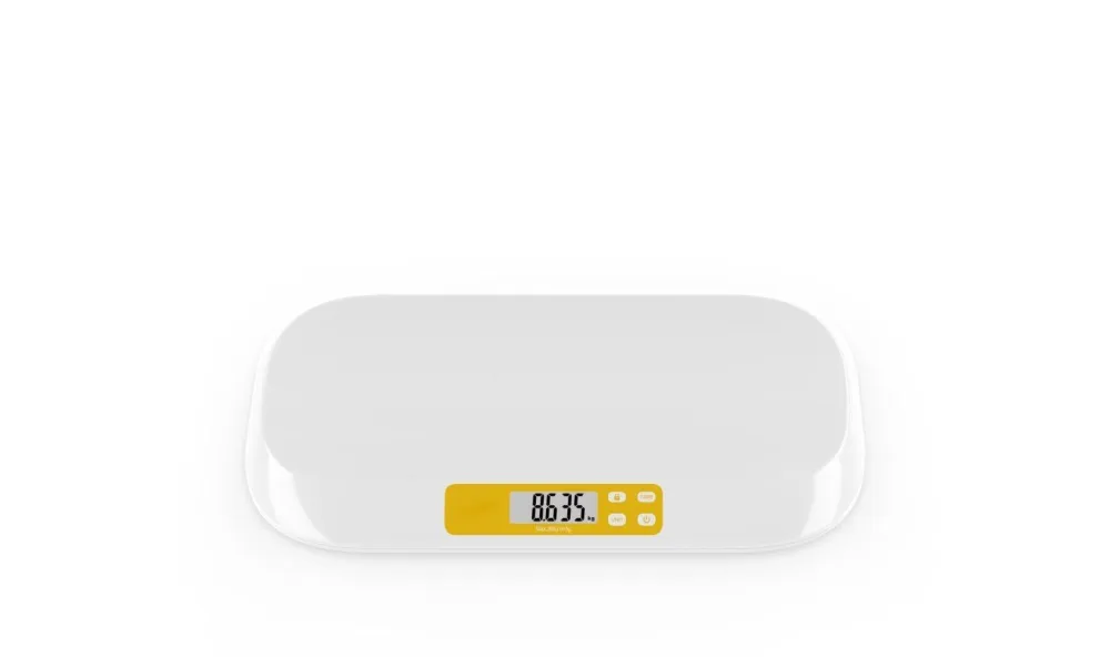Babywaage digital 56 cm x 33 cm x 4,6 cm|Romed