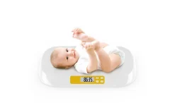 Babywaage digital 56 cm x 33 cm x 4,6 cm|Romed