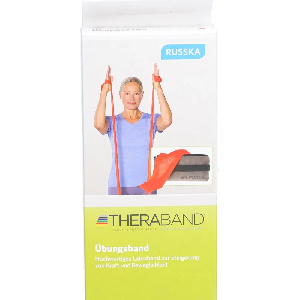 Theraband™ 2,5 m mittel stark rot|Russka Best