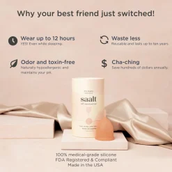 Saalt Weiche Menstruationstasse><noscript><img width=