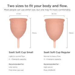 Saalt Weiche Menstruationstasse><noscript><img width=