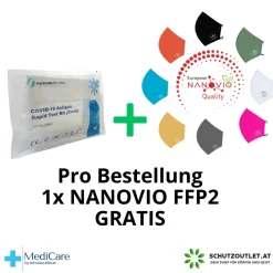 Safecare Covid-19 - Corona Laien Schnellest + Gratis Nanovio FFP2><noscript><img width=
