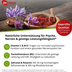 Safran+Rhodiola-Extrakt|Dr. Wolz Online