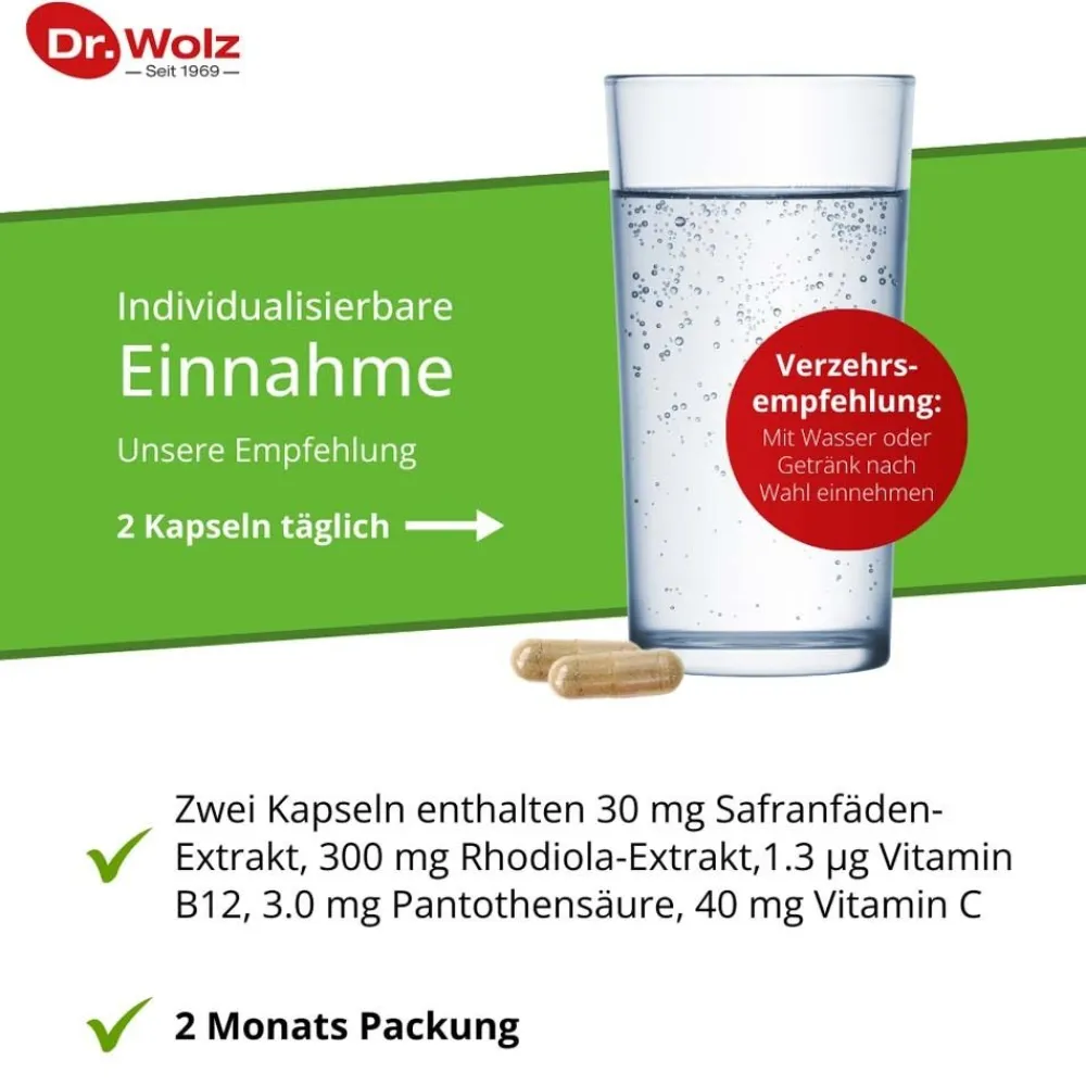 Safran+Rhodiola-Extrakt|Dr. Wolz Online