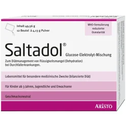Saltadol® Glucose-Elektrolyt-Mischung – Unterstützung bei Flüssigkeits- und  Elektrolytverlust – Für Kinder ab 3 Jahren und Erwachsene> New