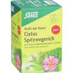 ® CISTUS SPITZWEGERICH Tee Bio Filterbeutel|Salus New