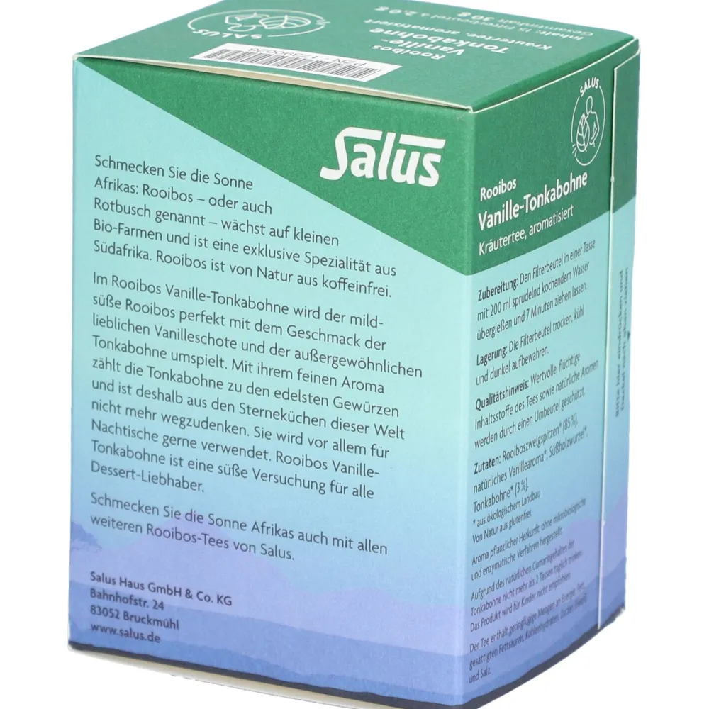 Rooibos Tee Vanille-Tonkabohne>Salus Online