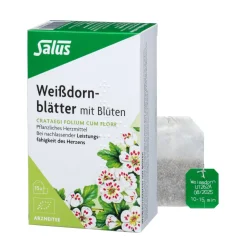 ® Weißdornblätter mit Blüten>Salus