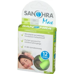 Sanohra® Max Gehörschutzstöpsel für Erwachsene|