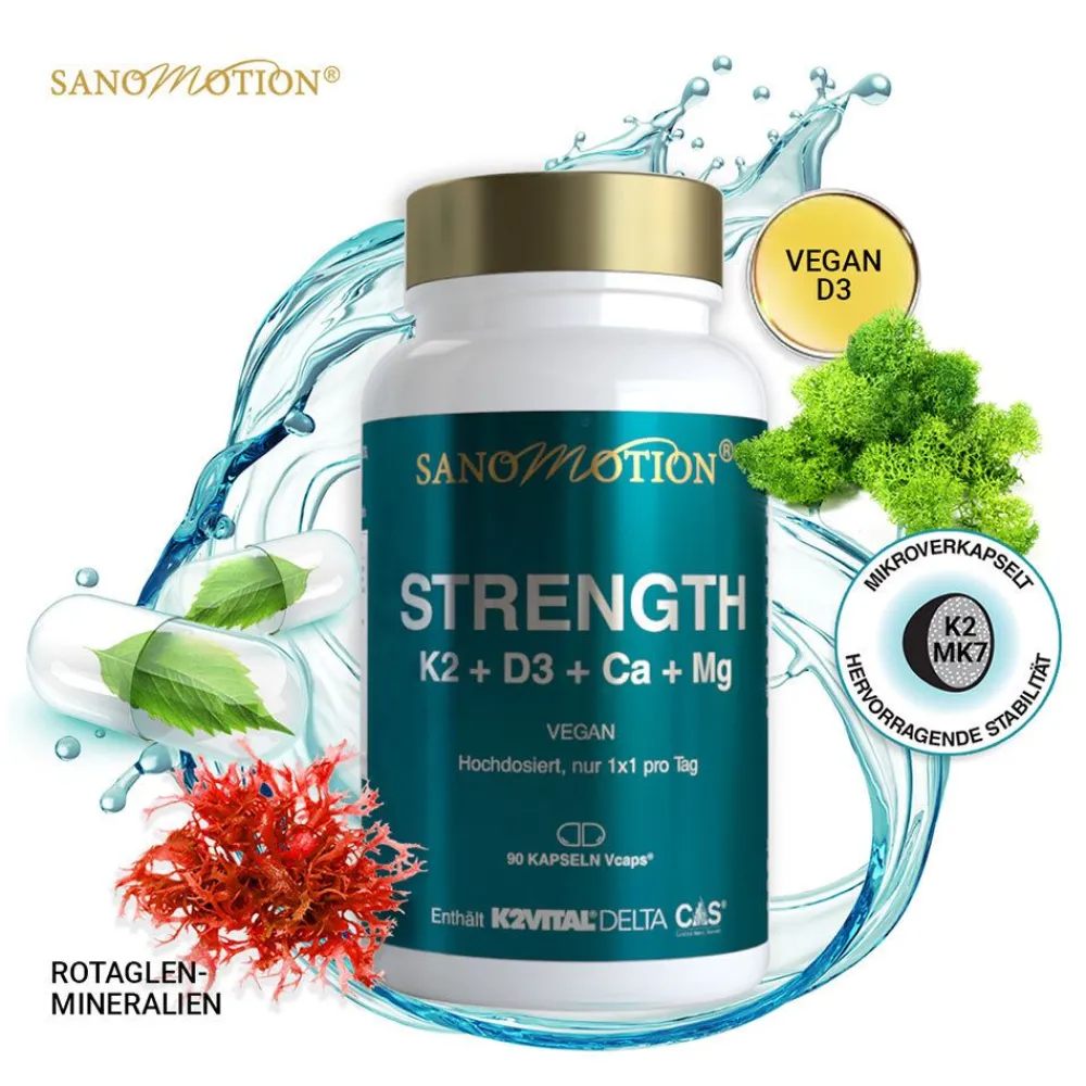 SANOMOTION® STRENGTH K2+D3+Ca+Mg| Hot
