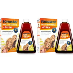 Sanostol plus Eisen mit 9 wichtigen Vitaminen und Eisen| Online