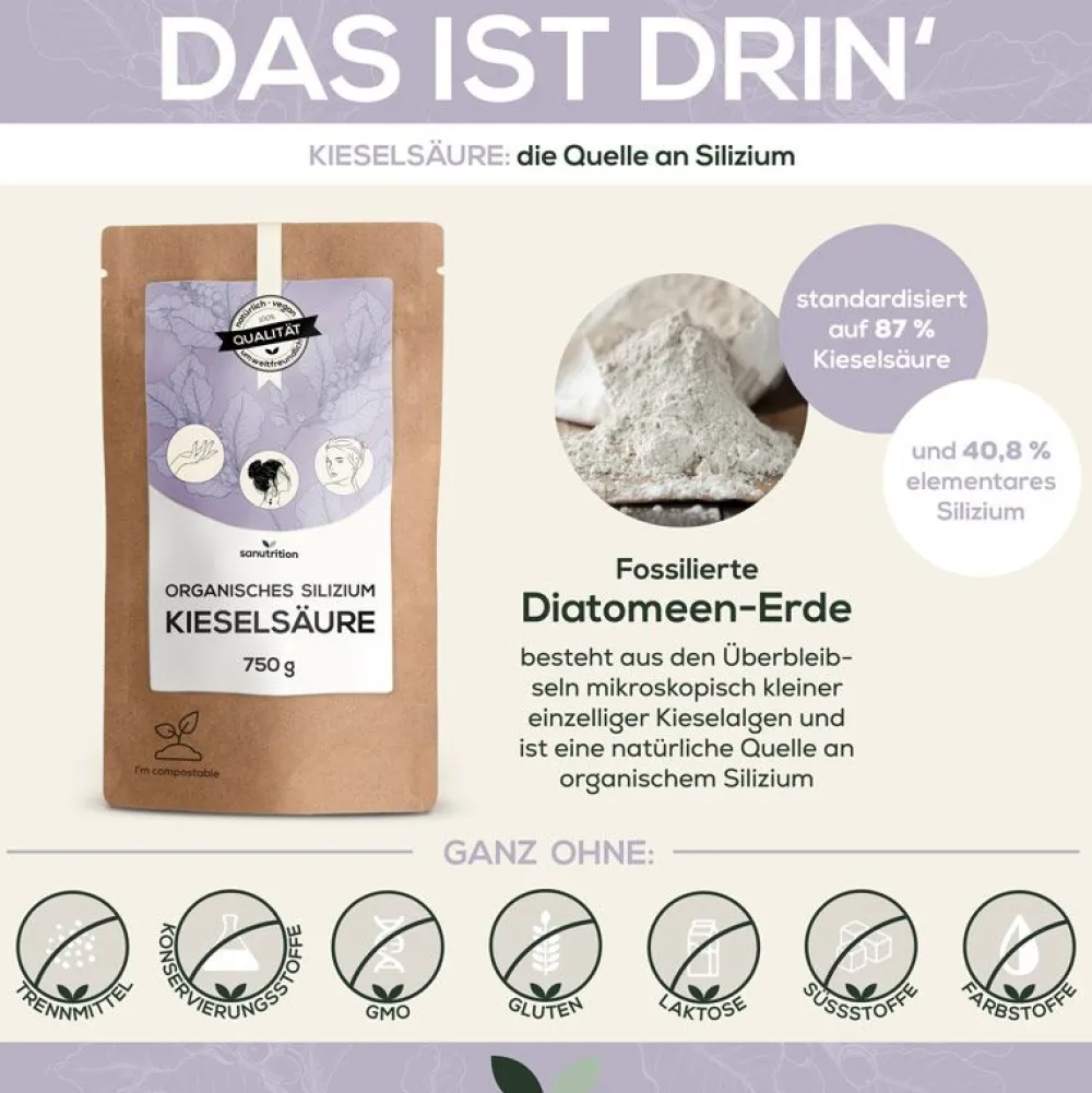 ® - reine Kieselsäure|sanutrition