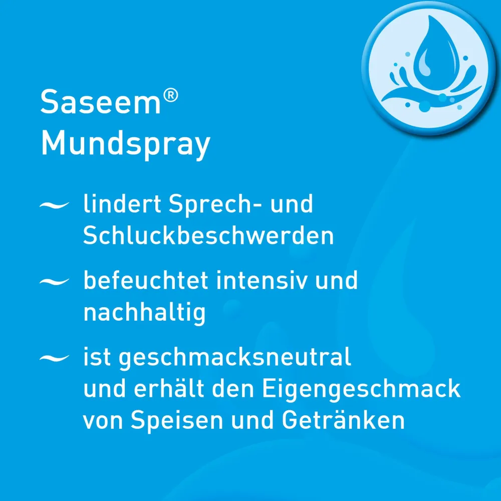 Saseem Mundspray - der Speichelersatz bei Mundtrockenheit| Online