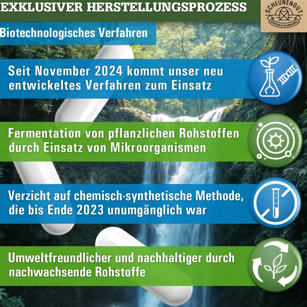 ® Coenzym Q10 | pflanzlicher Rohstoff aus Fermentation | 200mg pro Kapsel>SCHEUNENGUT Clearance