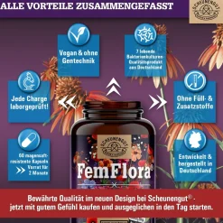 ® FemFlora® | Intimflora Komplex mit 7 Milchsäurebakterien | auch für den Akutfall><noscript><img width=